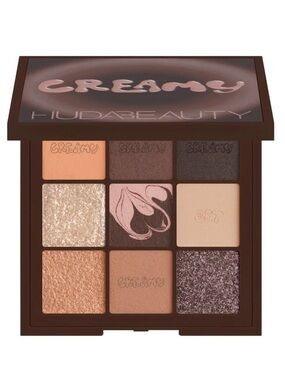 HUDA BEAUTY CREAMY OBSESSIONS NEUTRAL BROWN EYESHADOW PALETTE